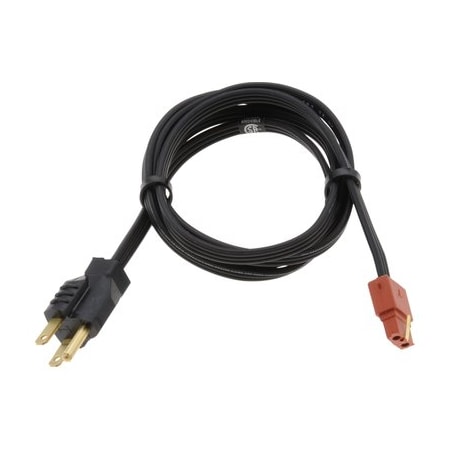 Zerostart Replacement Cord - 120V, Straight, Silicone, Rectangular Heater Terminal, 5' 1.5M Long 3600003